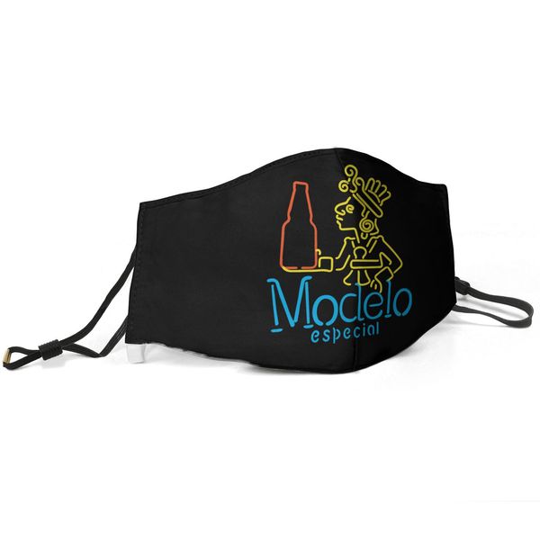 

женщины мужчина маска пыли маски муфельной modelo пиво особенного-a- напечатанного с регулируемой ear hook mas, Silver