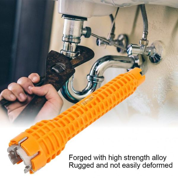 

multifunctional faucet wrench sink installer tool industrial accessory high strength alloy hand operated socket wrench