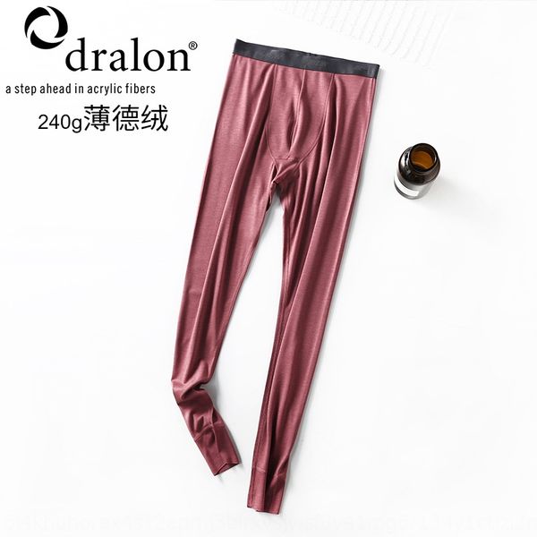 

fashion new men's thin fleece warm stitching warm pants heating fleece rubber elastic waist autumn pants underpants, Black;brown
