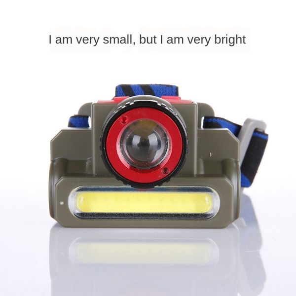 

cob with led charging headlight flashlight strong lighting waterproof headlight outdoor night fishing flashlight