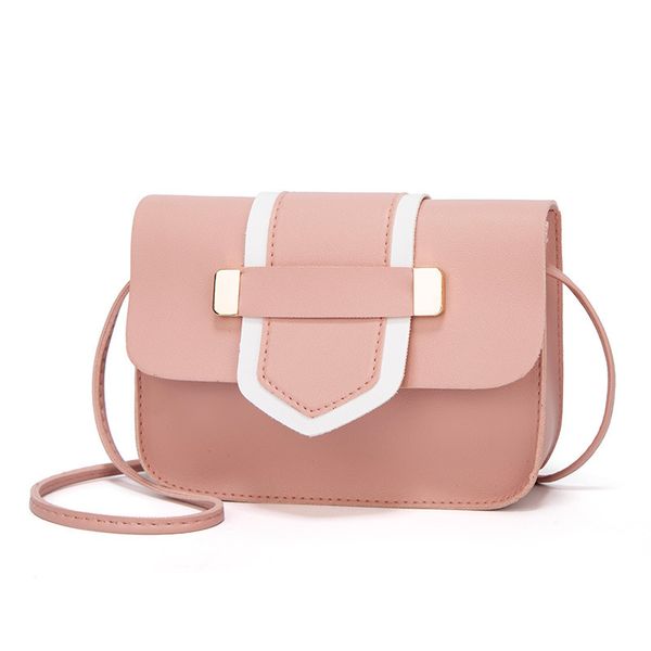 

lady contrasting color tongue square sling bag new crossbody/shoulder bag mobile phone pouch purses and handbags shoulder bag