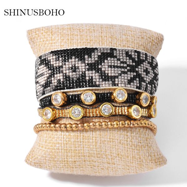 

miyuki bracelet for women lucky charm bracelets men pulseras mujer 2020 jewelry handmade gold stainless beaded bracelet, Golden;silver
