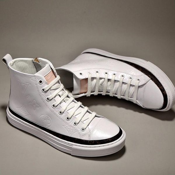 

stellar sneaker boot mens shoes fashion lightweight footwears vintage casual lace -up sports men boots scarpe sportive da uomo, Black