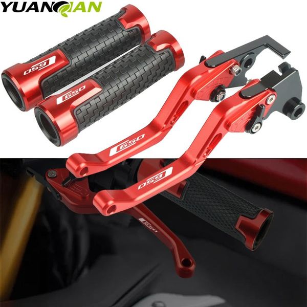 

motorcycle accessories cnc aluminum brake clutch levers handlebar hand grips ends for c650sport c650 sport 2020 2020