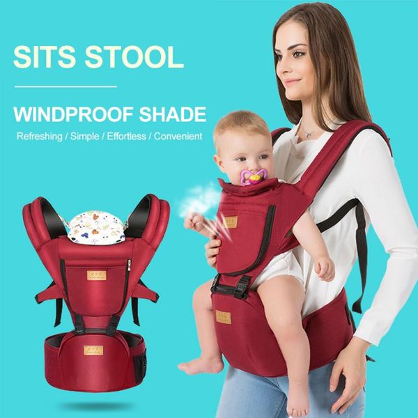 

breathable ergonomic baby carrier backpack portable infant baby carrier kangaroo hipseat heaps sling wrap universal