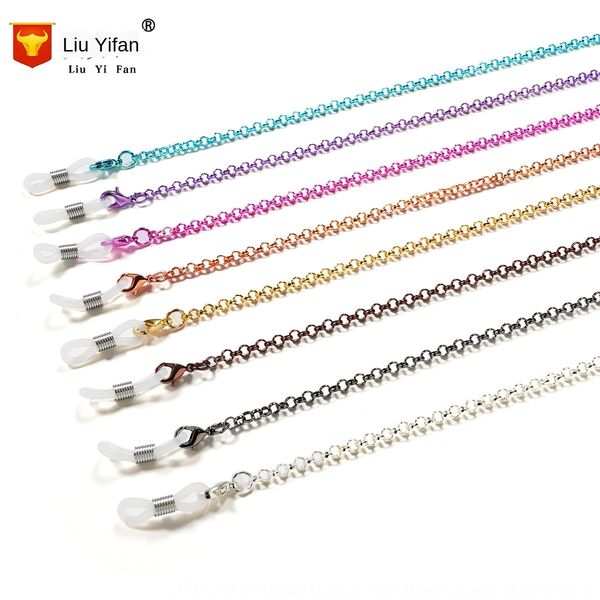 

металл многоцветной glassessuspension очки веревка противоскользящего строп висит цепь художественных очки chainround o цепи, Blue
