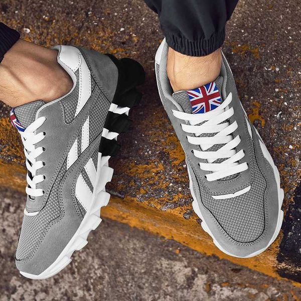

2020 sport walking shoes for men big size 46 running shoes men design trainers spring athletic sports footwear