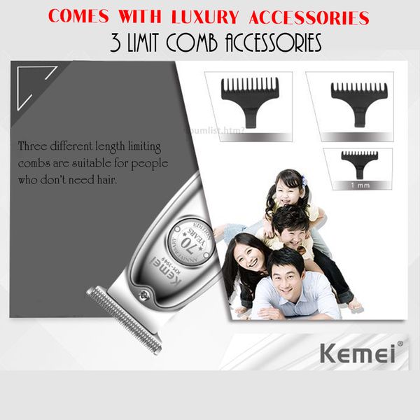 

kemei km 1949 1910 2024 professional hair clippers for barbers trimmer 0mm baldheaded t blade finish haircut machine kzfoo dh_niceshop
