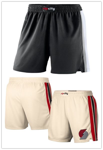 

portland trail blazers men basketball icon shorts city nba pants s-2xl, Black