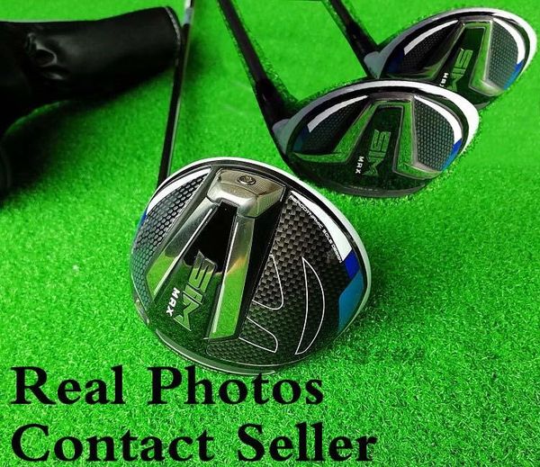 

sim max golf driver #3 #5 fairway woods set regular/stiff flex real ps contact seller