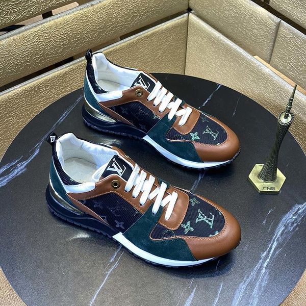 

2020sss роскошный дизайн моды напечатаны высококачественные кожаные спортивные туфли диких дышащая мужская повседневная обувь мужская обувь, Black