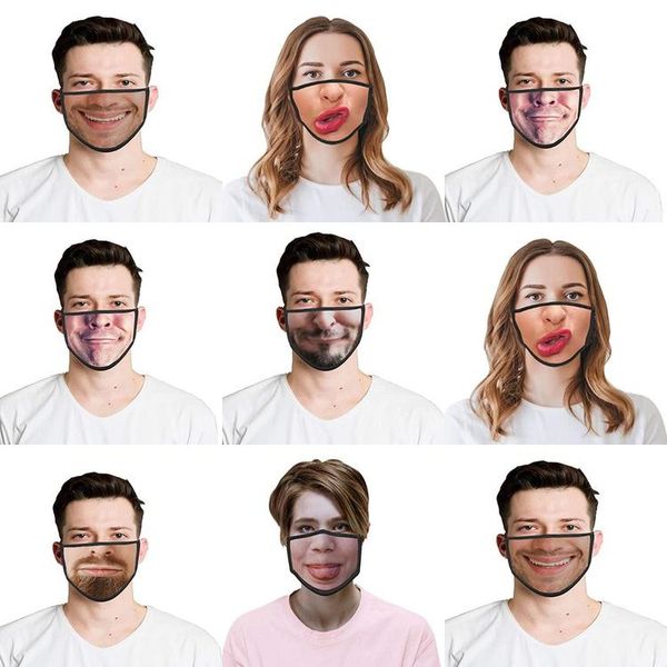 

face two filterhalf 3d дышащих банданы coverreusable для печати pattern face coverfun роты face заменяемой водонепроницаемый с dust bgpqa, Black