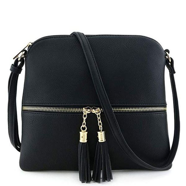 

handbags women bags designer women leather tassel crossbody bag pure color shoulder bags messenger bag bolsos@py