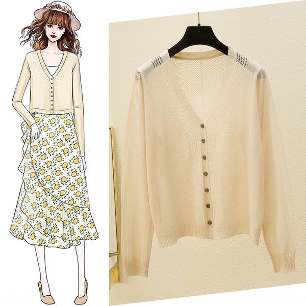 

siadt internet celebrity ice silk summer candy color long sleeve knitwear knitwear coat knitwearultra-thin sun-proof cardigan v-neck slim sh, White;black