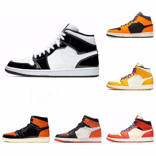 

new 1 low paris og royal blue mens basketball shoes 1s obsidian royal grey toe shattered backboard womens sneakers platform trainers