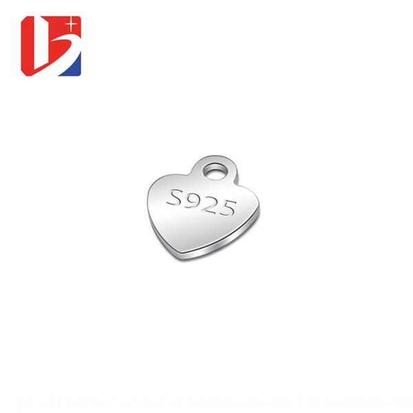 

wubhc s925 diy accessories necklace sterling silver diy necklace bracelet sign extension chain tail card dan-shaped card heart-shaped chain