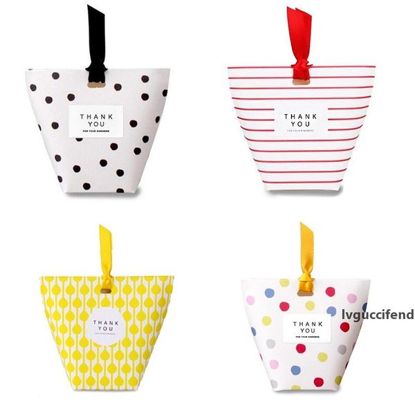 

square bottom gift packs dots stripes lattice mini candy box birthday gift box christmas box 20pcs/lot