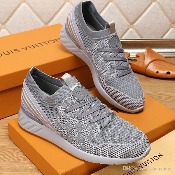 

casual mens shoes fashion sports sneakers flats male footwear platform chaussures de sport pour hommes luxury lous viton mens shoes fashion, Black