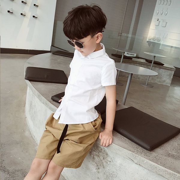 

r3z0f children's 2020 new short-sleeved korean all-match base pure white children's 2020 new short-sleeved korean all-match base p, White;black