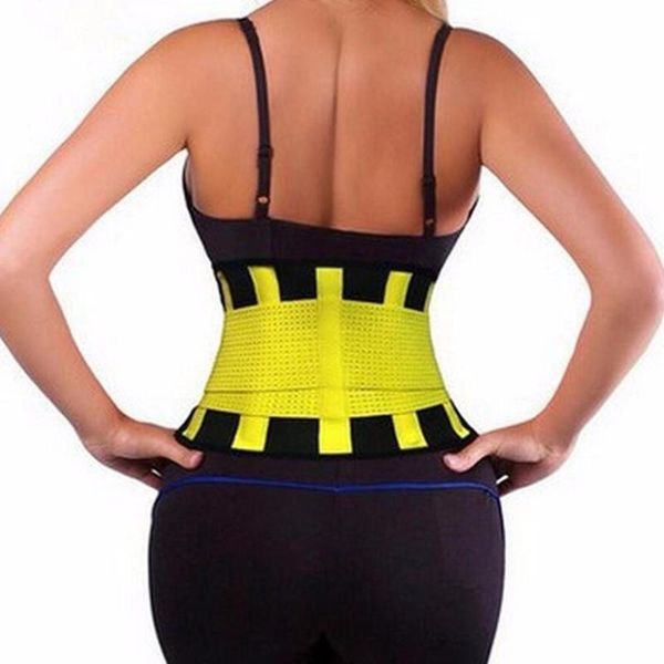 

nylon slimming belt fitness belt body shaper waist tool wrap cincher s-3xl workout shapewear slimming trainer v4a5, Black;gray