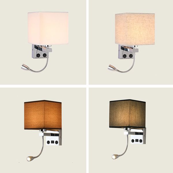 

wall light bedroom bedside lights chinese style usb charging luces led decoracion dormitorio lights lighting modern lamp