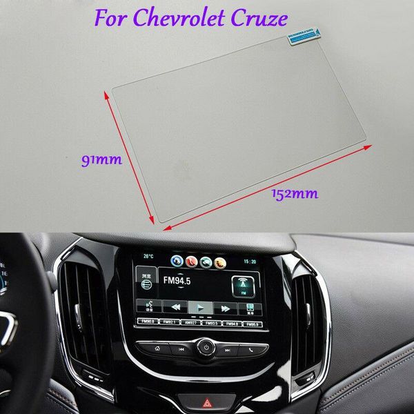 

internal accessories 7 inch car gps navigation screen hd glass protective film for chevrolet cruze
