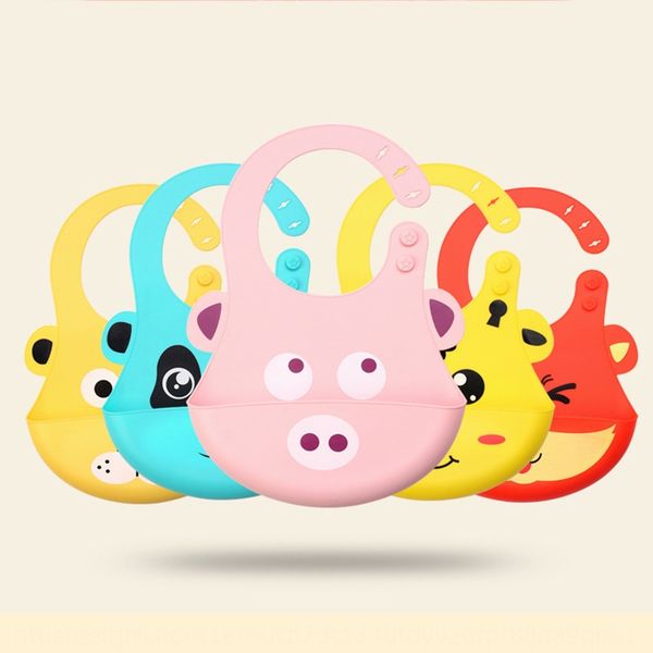 

osivv silicone baby dining bib waterproof super soft dining bib children children's large silicone napkin napkin mouth water pocket was