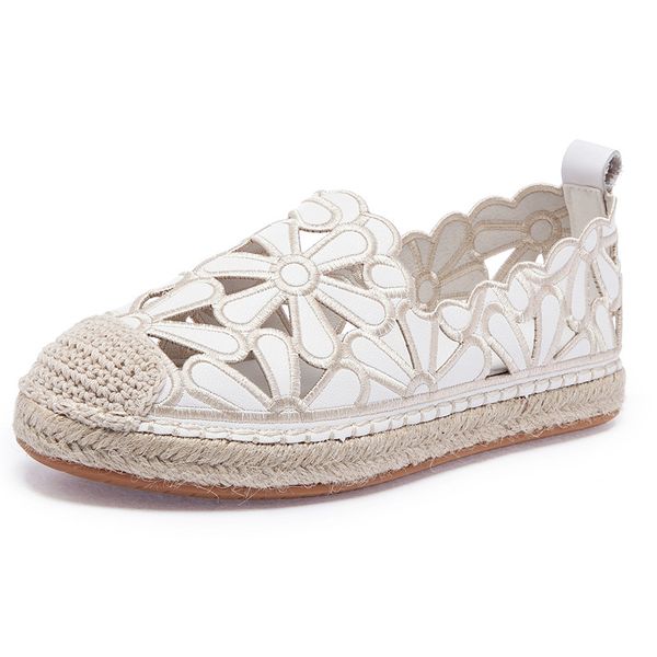 

женская обувь бездельники квартира вышитого fishman обуви женских случайные полый следящих белого женщина кроссовки mujer нового, Black