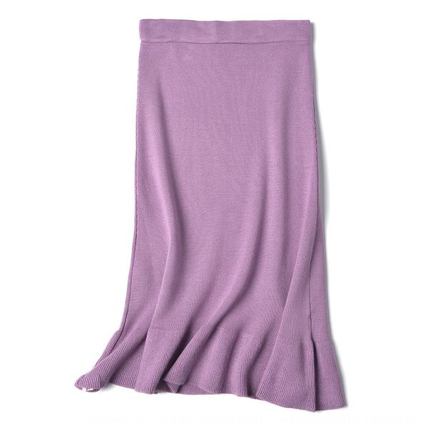 

вязаный свитер осень корейский стиль женщин оборками сладкий все-матч рыбий хвост свитер рыбий хвост высокая талия бедра юбка юбка похудение, White;black