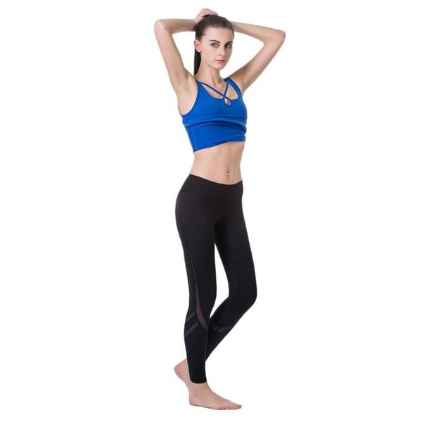 

women sport yoga pants comfortable slimming soft quick drying gym running trousers sportswear leggings long pants, White;red