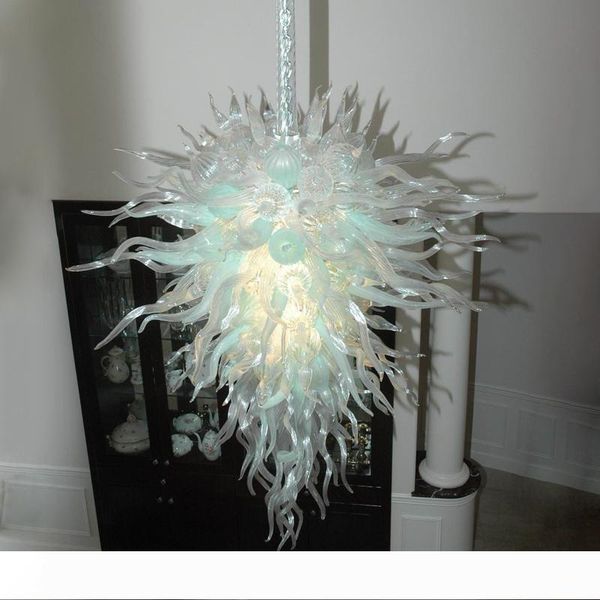 

white art deco modern blown glass chandeliers lamp led american living room indoor decoration chandelier light
