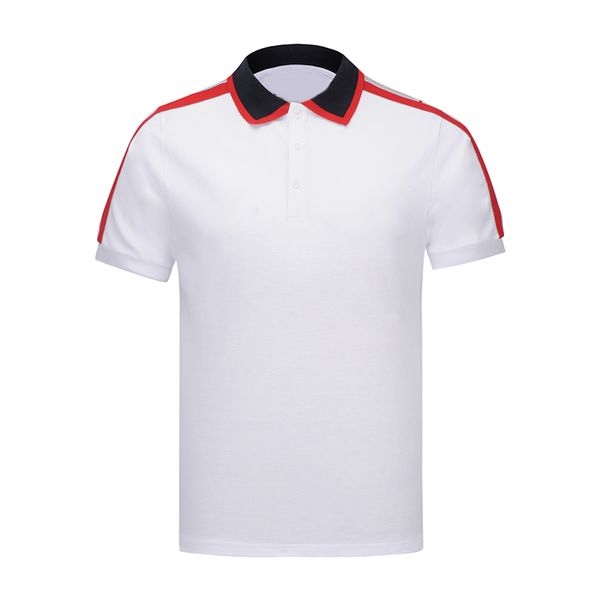 

summer fashion casual men polo t shirts striped cotton polo shirts short sleeves mens polos, White;black