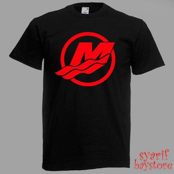 

Fashion popular hot sale Mercury fishing men's black T-shirt