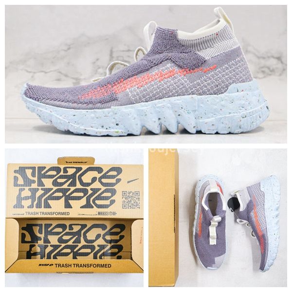 

2020 новый выпущенный space хиппи 01 02 03 04 мужчин, женщин кроссовки серо-сине-красные мусорные кроссовки высокого качества 36-45