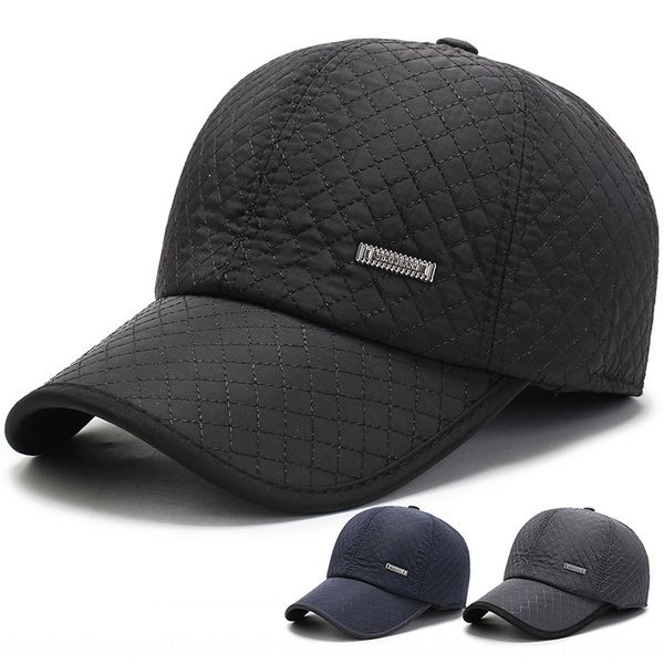 

hw5sf men's winter embroidered woolen season casual warm ear protection all-match men's warm baseball cap hat with earflaps baseba, Blue;gray