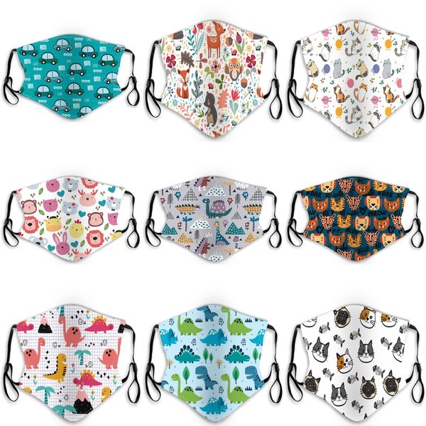 

floral cotton washable reusable mouth mask anti dust haze outdoor face mask flowers dustproof mask yya77#868
