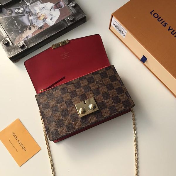 

new arrival fashion womens bags chain plaid small flap luxury designer lady party retro bags women shoulder bags crossbody bag messenger bag