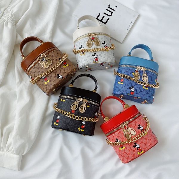

w6wig 2020 new children messenger fashion shoulder postman package postman package able all-match accessory bag girl pu coin purse korean fa