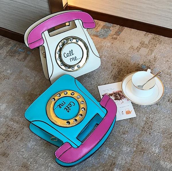 

designer handbag new style female bag creative funny shoulder bags fashion personality phone messenger female bag drop shipping