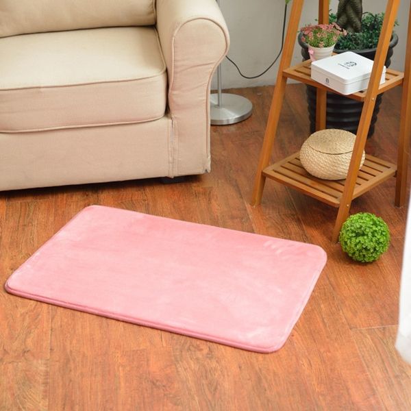 

anti-slip bathroom sponge springback mat super carpet absorbent coral fleece door mat carpet