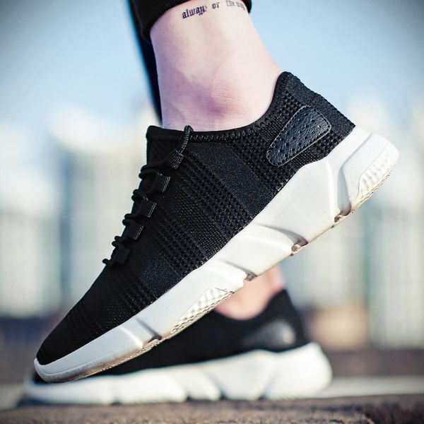 

summer mesh training shoes men sneakers for running shoes sport men's sports gym black deportivas hombre krasovki b-278