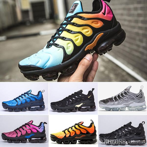 

лучший tn plus кроссовки мужчины женщины шерсть серый игры королевский тропический закат creamsicle кроссовки спортивная обувь размер 36-45, Black