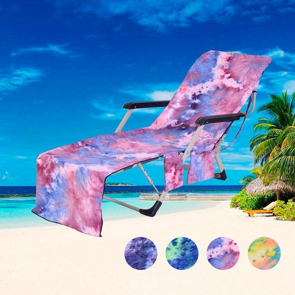 

beach chair cover hot лежак mate пляжное полотенце single layer tie-краситель sunbath шезлонг кровать holiday garden beach chair крышки бесп