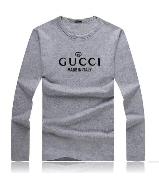 

2020 new o collar modal cotton long-sleeve men fashion casual sport t-shirt brand &#13, White