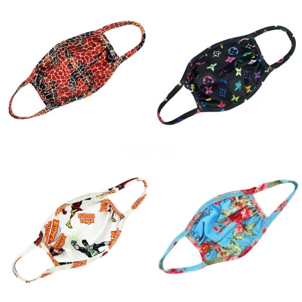 

lovely smile cartoon mout mask anti dust warm cotton fa mask for boy and girl (black)#679