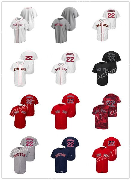 

men women youth boston red sox 22 rick porcello 3 sandy leon #00 2020 player custom jerseys baseball jersey, Blue;black