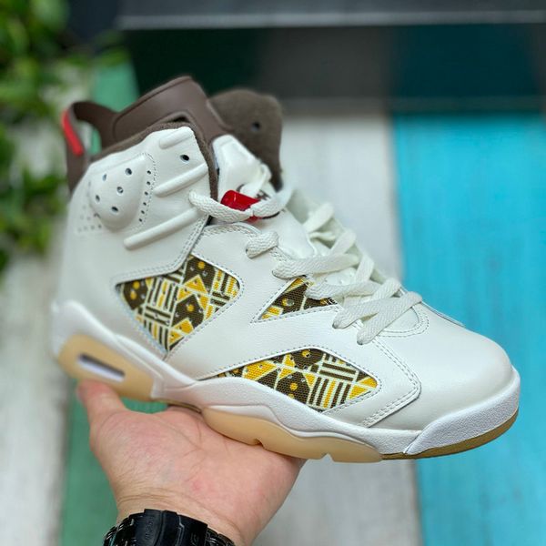 

2020 new mens jumpman 6 6s quai 54 basketball shoes khaki brown sports athletic sneakers trainers des chaussures man baskets zapatos