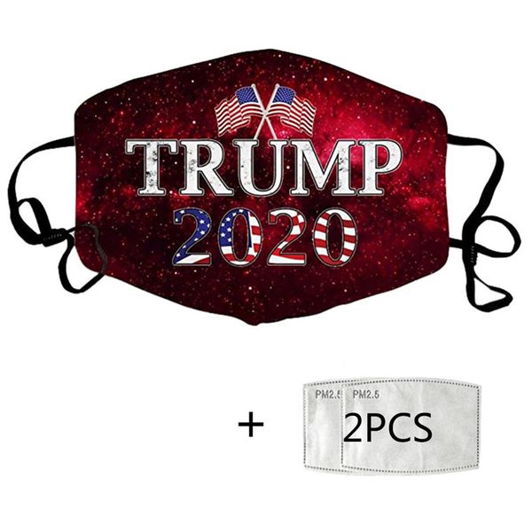

trump face mask election supplies dustproof washable fashion protective mask make america great again masks dhl ahc641
