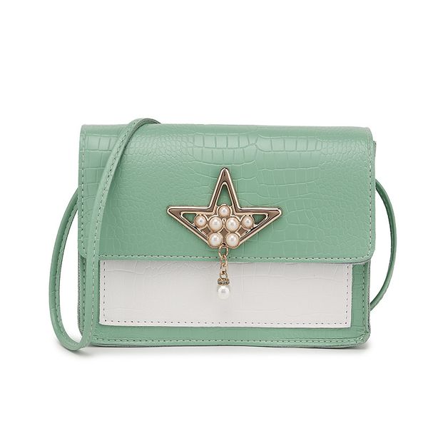 

2020 fashion summer and autumn new korean fashion all-match pearl tassel square sling bag one-shoulder cross-body coin purse