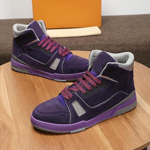 

trainer sneaker mid -men 's shoes fast delivery outdoor walking lightweight sports shoes lace -up breathable men shoes fashion sne, Black